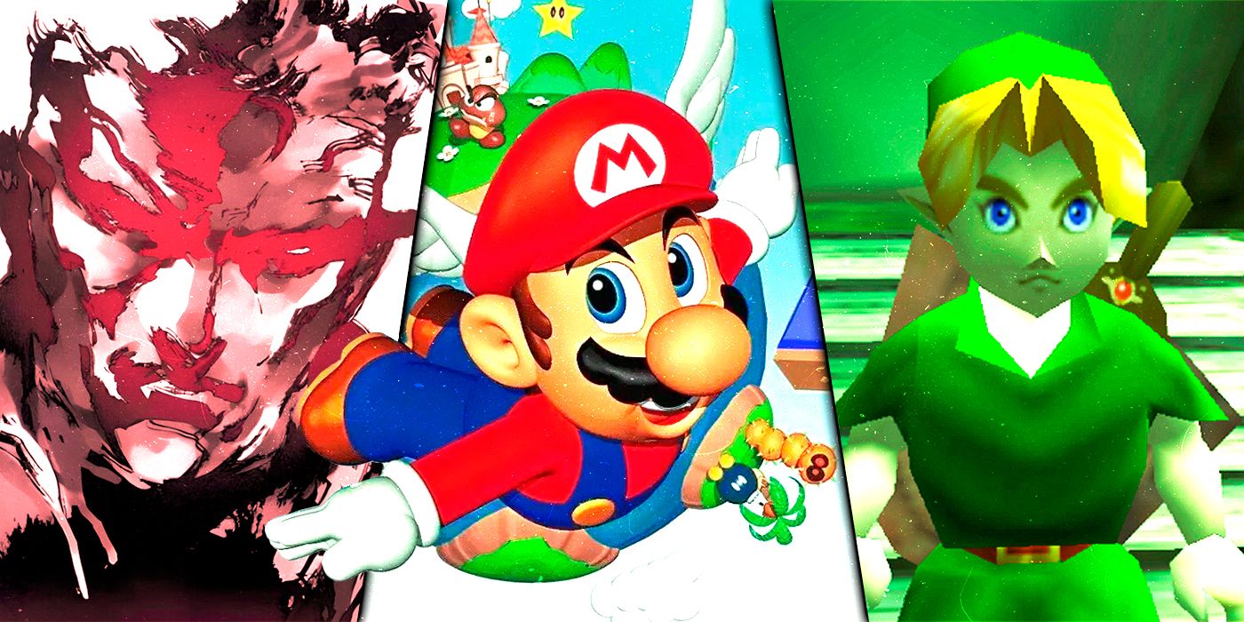 Super Mario 64, Metal Gear Solid, and Ocarina of Time