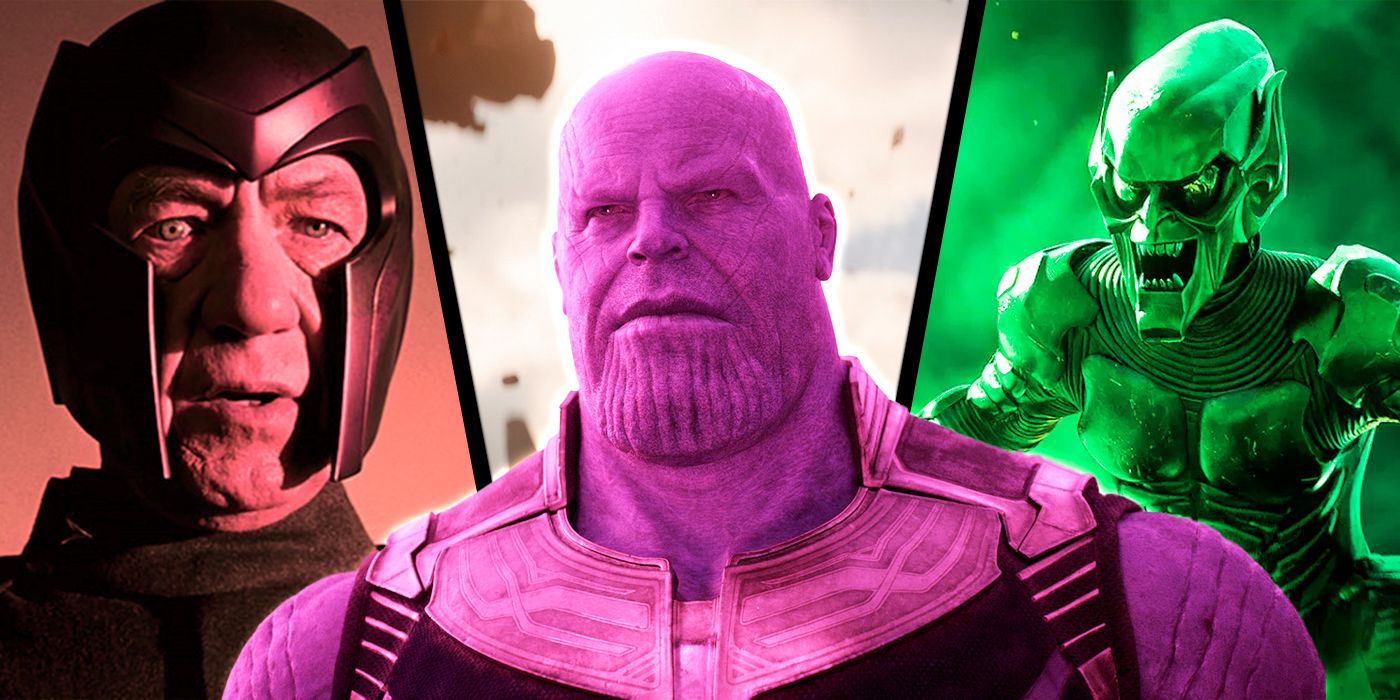 Thanos, Green Goblin, and Magneto