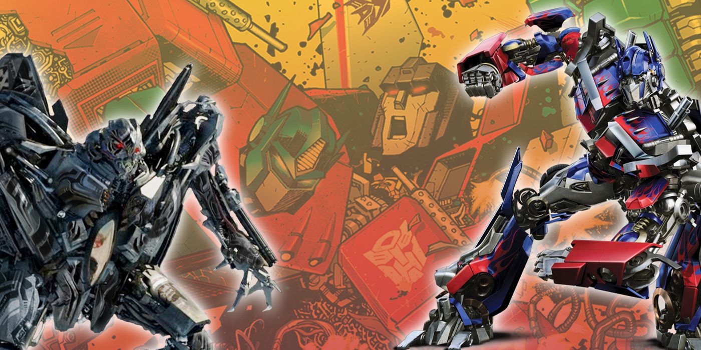 Optimus Prime vs. Starscream in both the Transformers movies and the comics