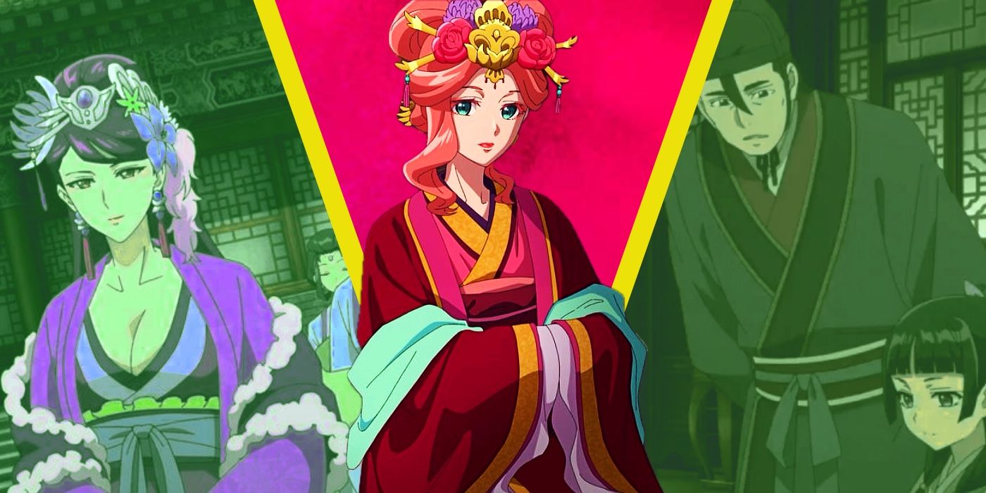Lady Lihua, Lady Gyokuyou, Jinshi and Maomao. 