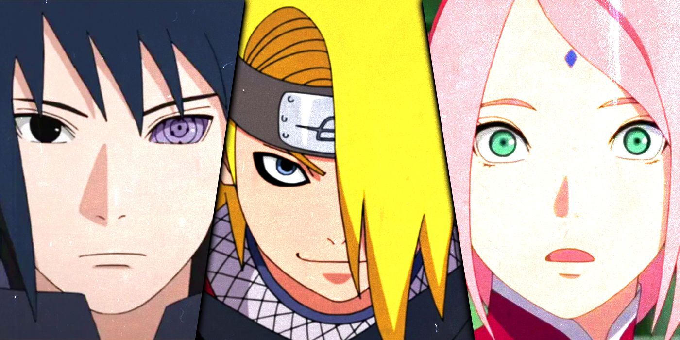 Sasuke, Deidara and Sakura from Naruto