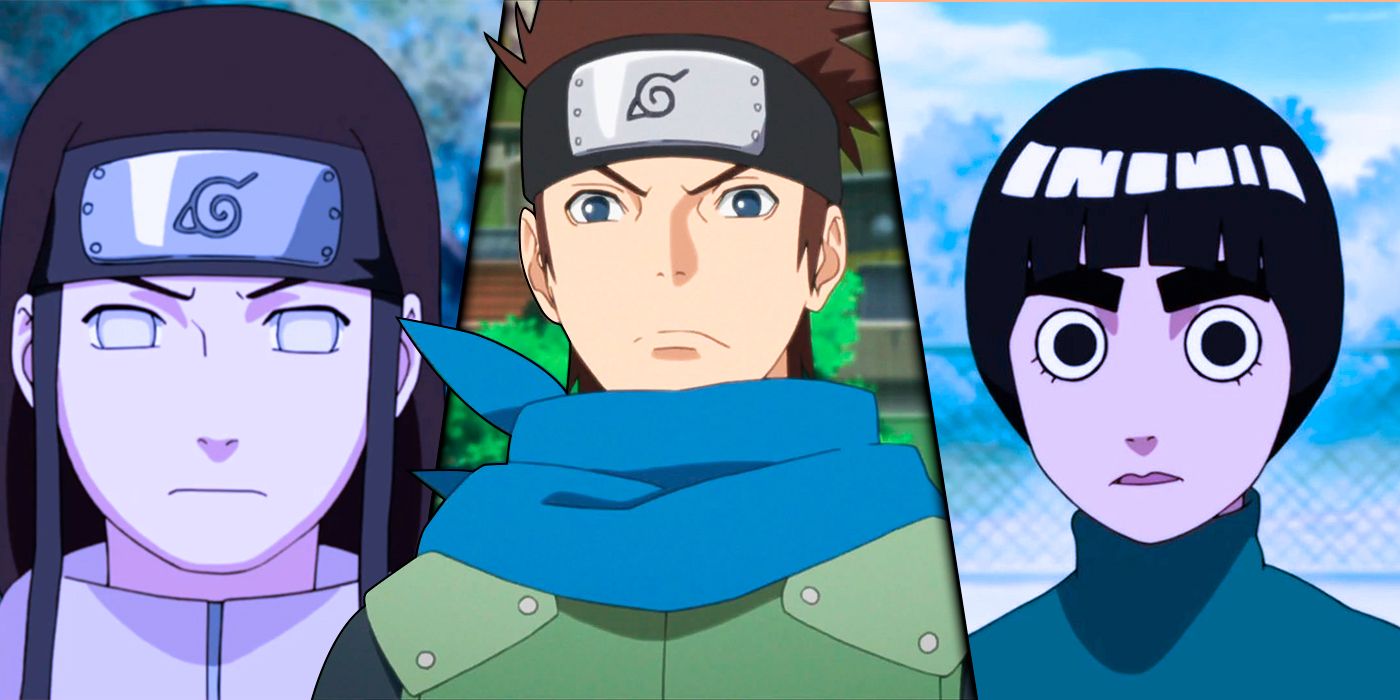 Naruto' Konohamaru, Neji and Rock Lee