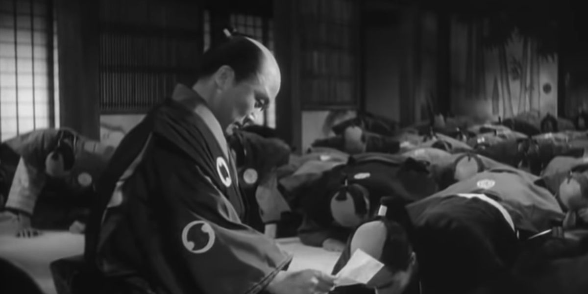 1941 film The 47 Ronin receiving a letter