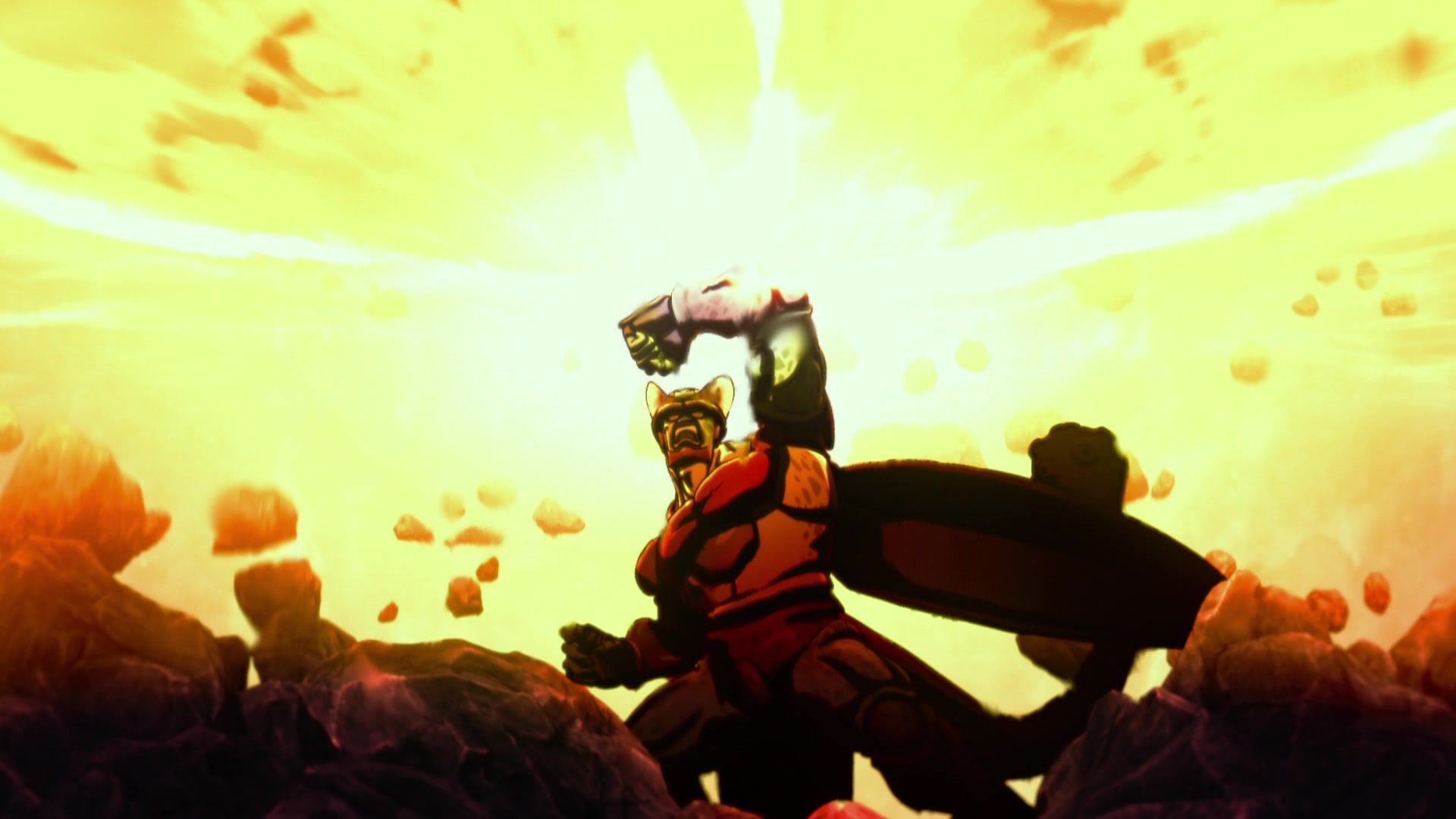 Dragon Ball представляет редкий концепт-арт Super Heroes Cell Max vs. Gamma 2 Fight