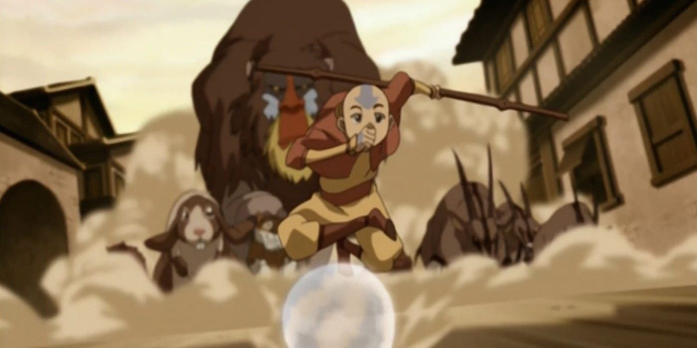 Veces que Aang demostró que era digno de ser el avatar en Avatar, The Last Airbender