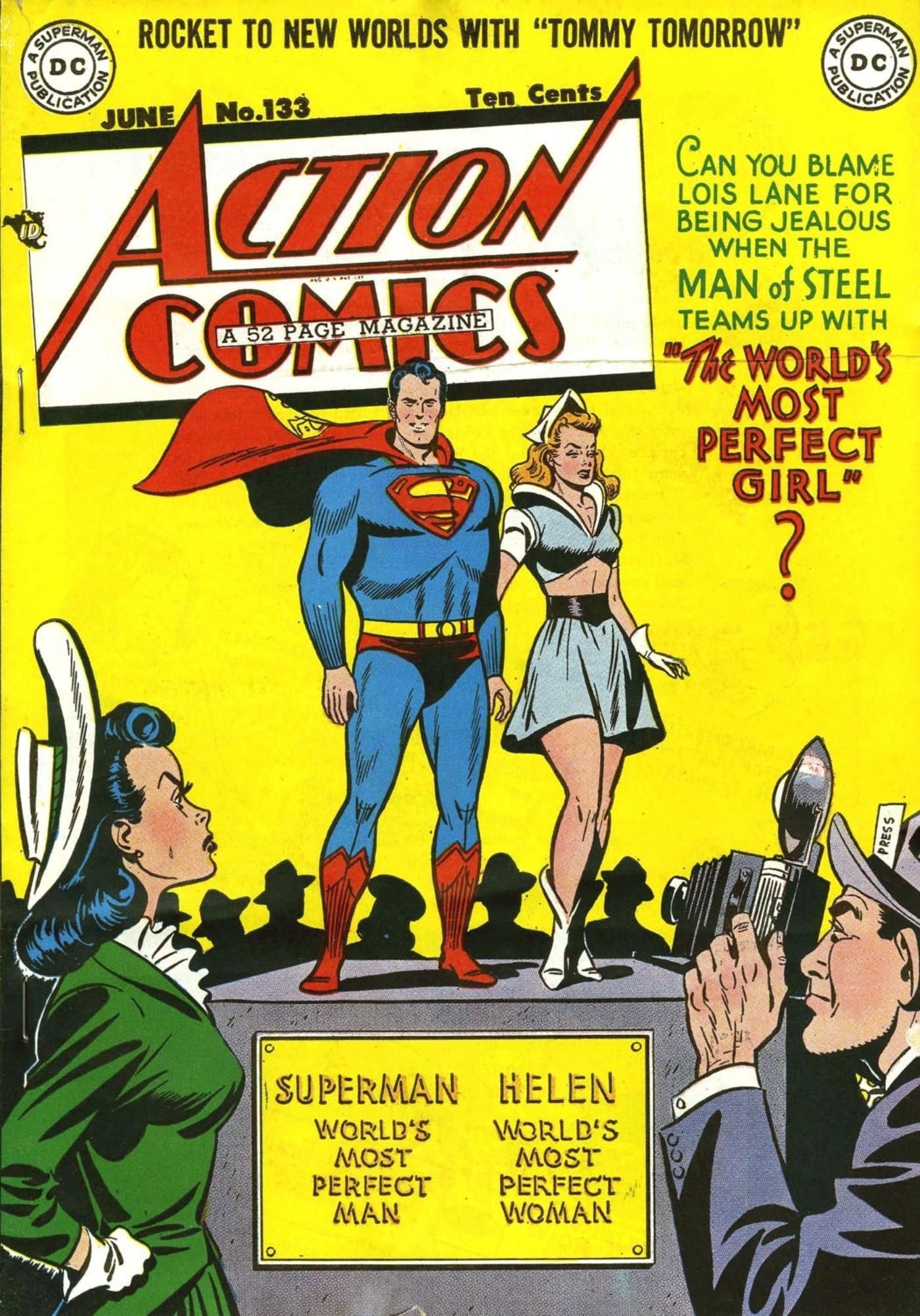 75 Years Ago, Superman Was in a Love Triangle With Lois and...Helen of Troy