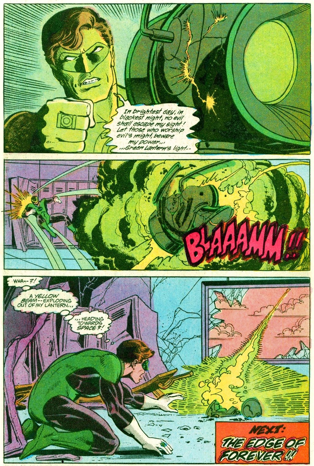 Green Lantern's battery explodes