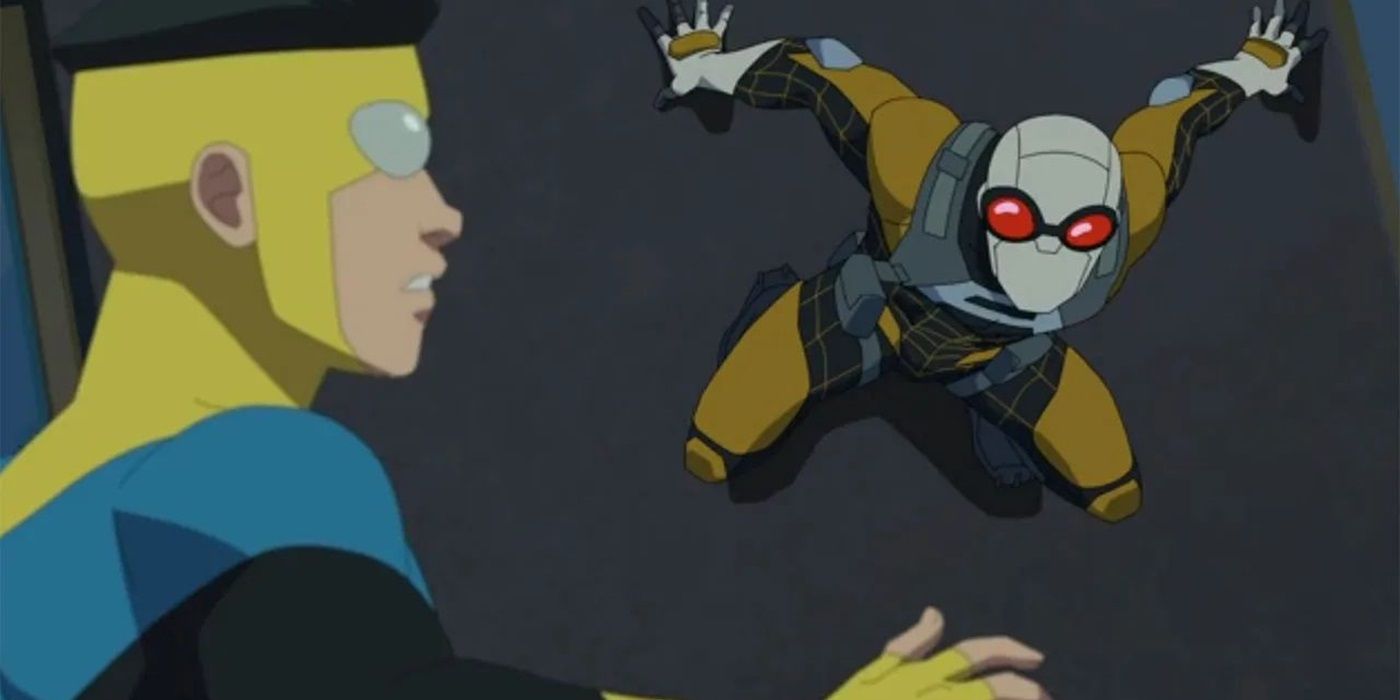 Вирусный фанатский монтаж Invincible воссоздает сцену с агентом Пауком и Человеком-пауком