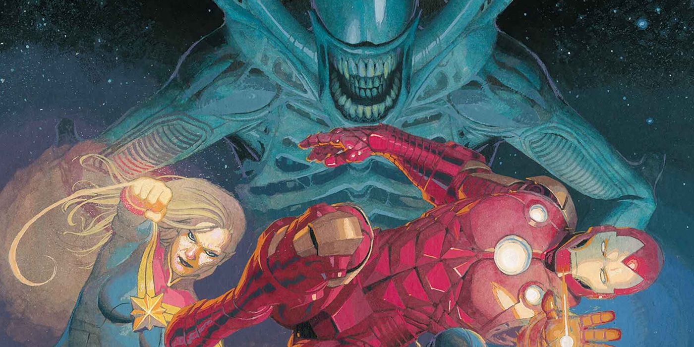 The Avengers Battle Aliens in New Marvel Crossover Series