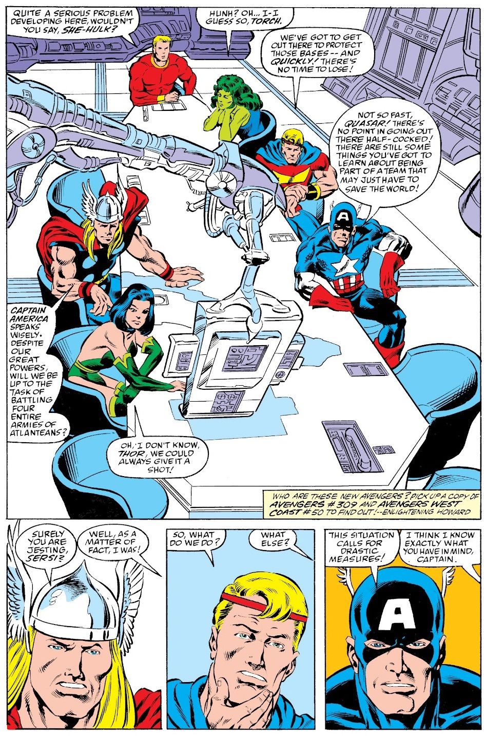 Cap and Human Torch...sort of reunite