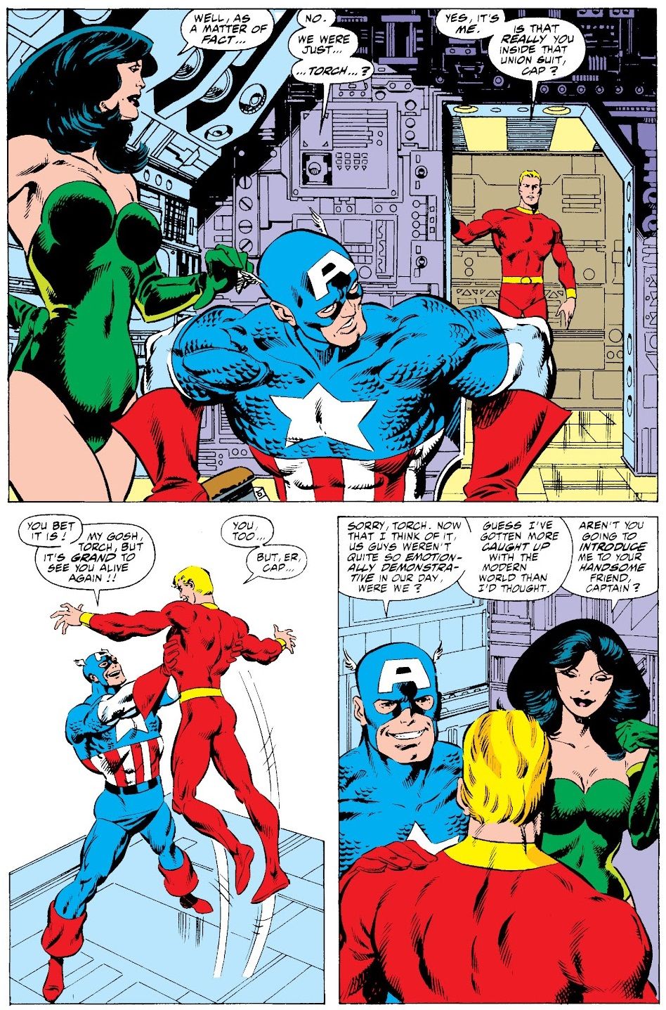 Cap and Torch REALLY reunite