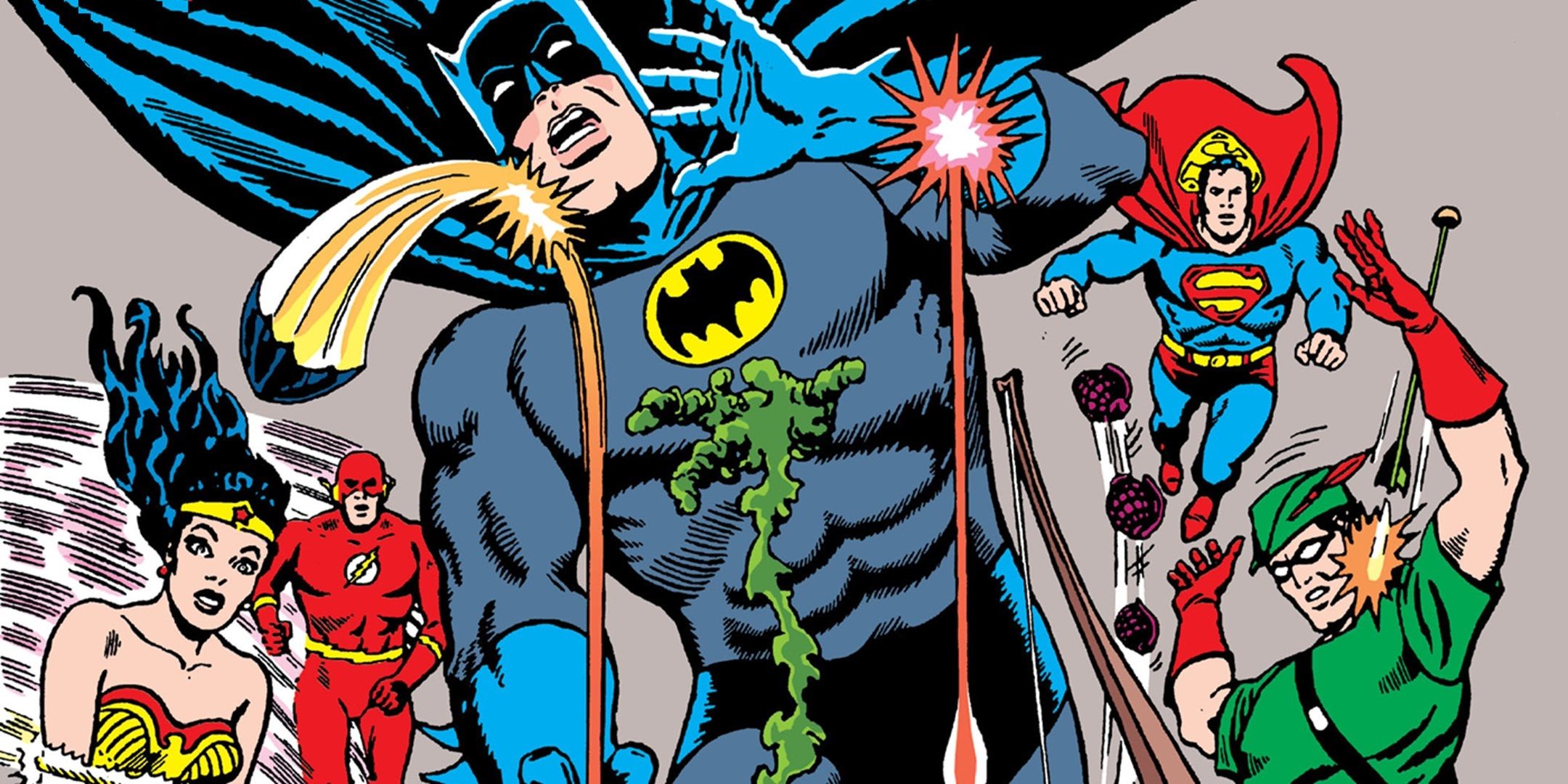 Batman and the Justice League hit by their own weapons