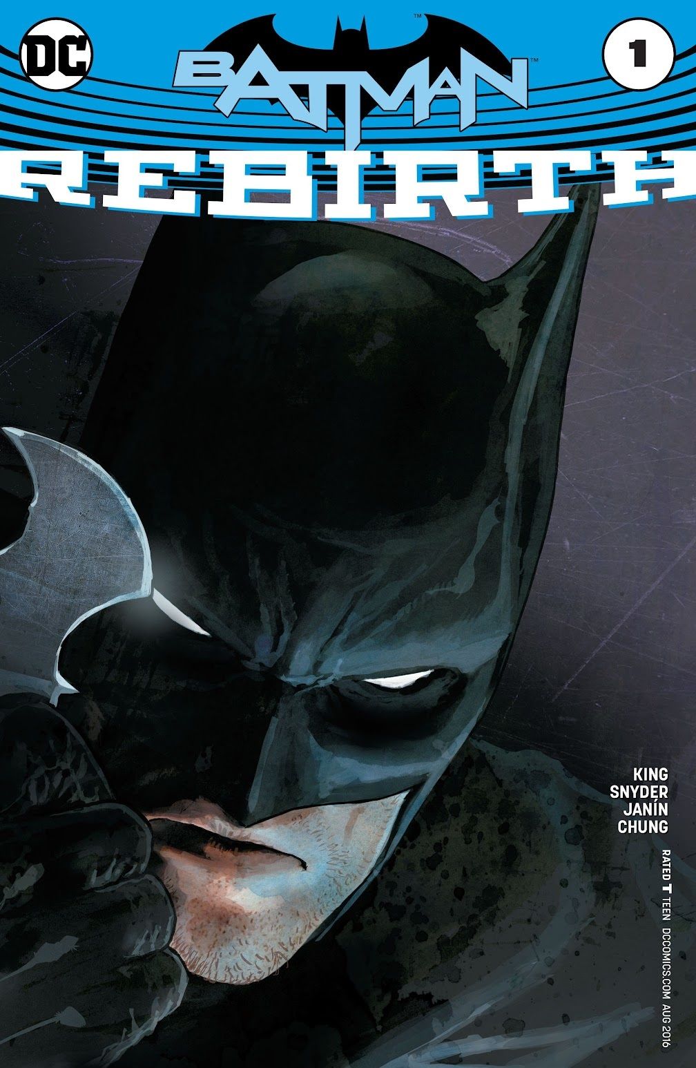 A capa de Batman Rebirth #1