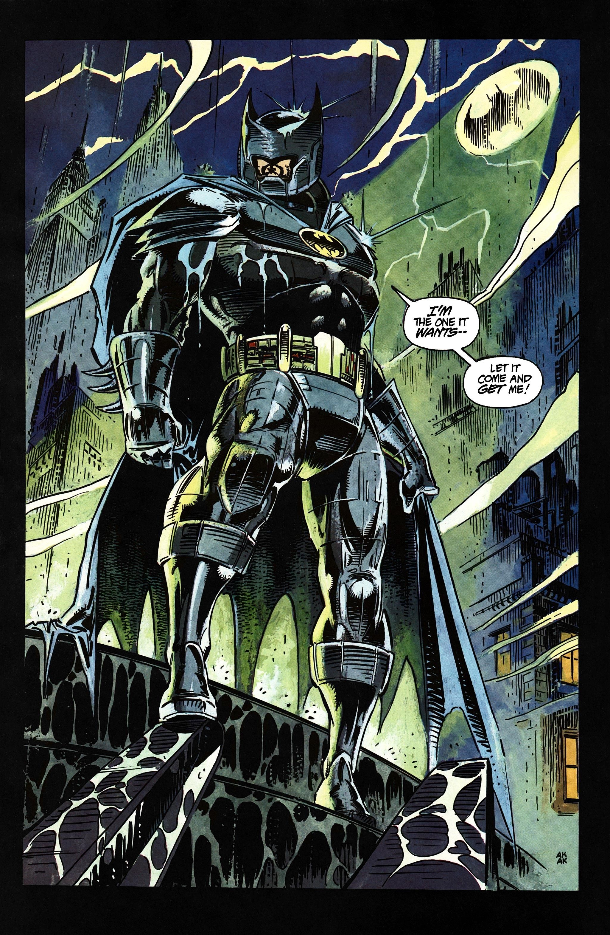 Batman debuts a new battle armor
