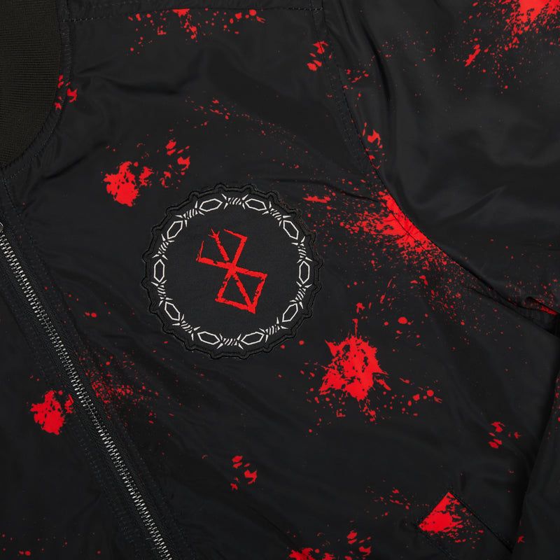 Berserk Gets Officially Licensed Brand of Sacrifice Reversible Bomber Jacket Release