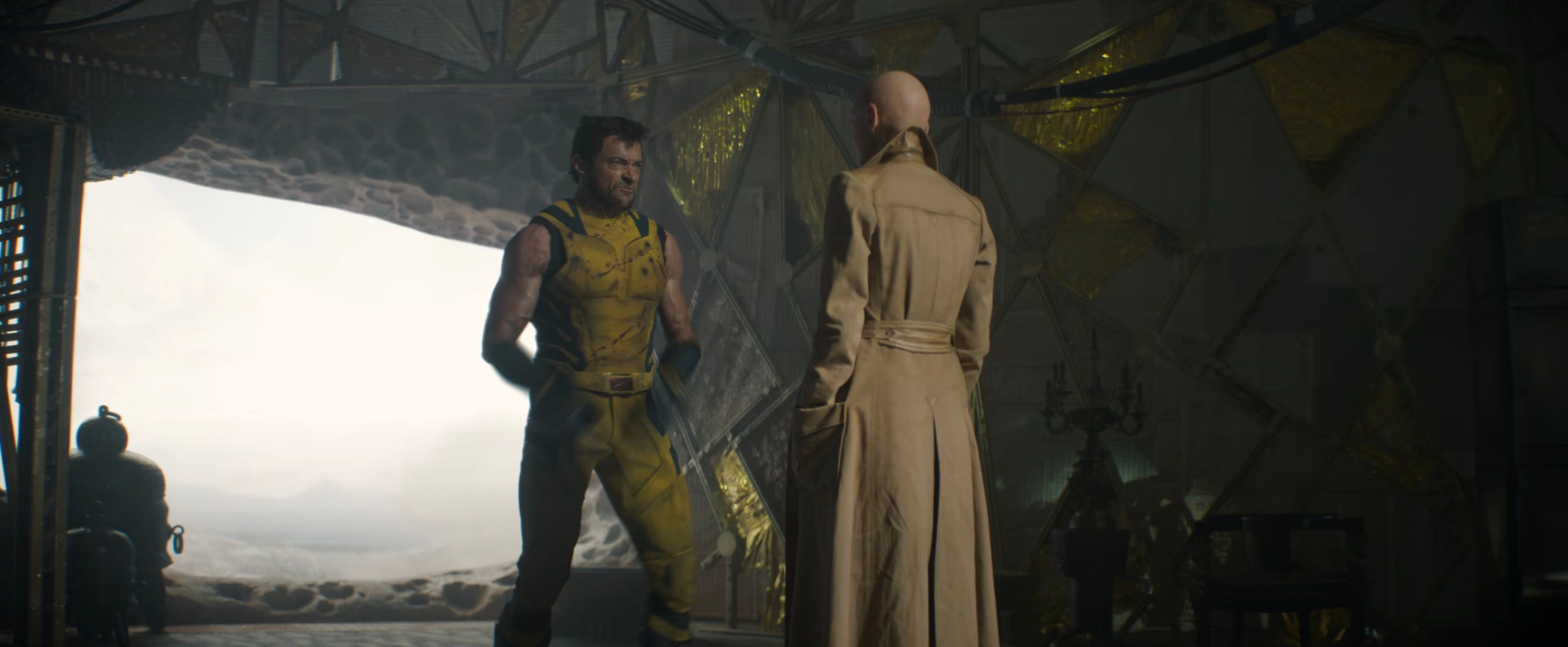 cassandra nova confronts wolverine in Deadpool & Wolverine