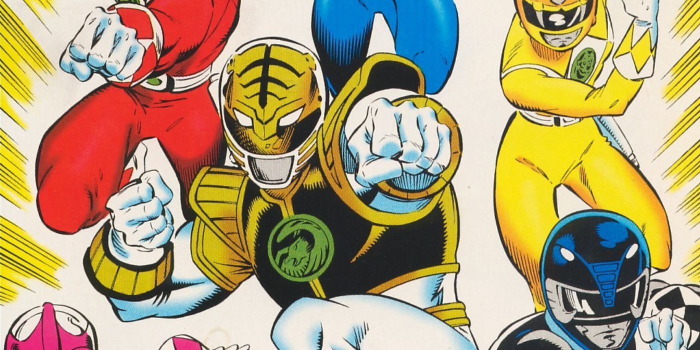 O Ranger Branco lidera a história em quadrinhos Power Rangers da Marvel Comics