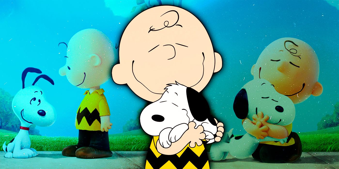 Charlie Brown with Snoopy