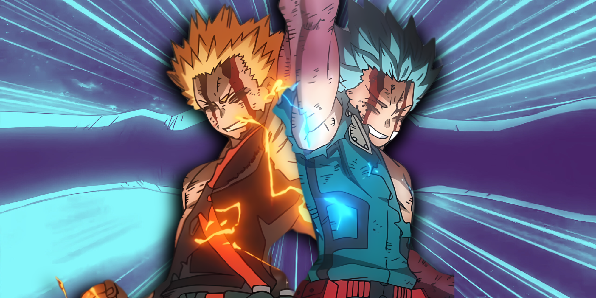 Custom Image of Deku and Bakugo in MHA Heroes Rising