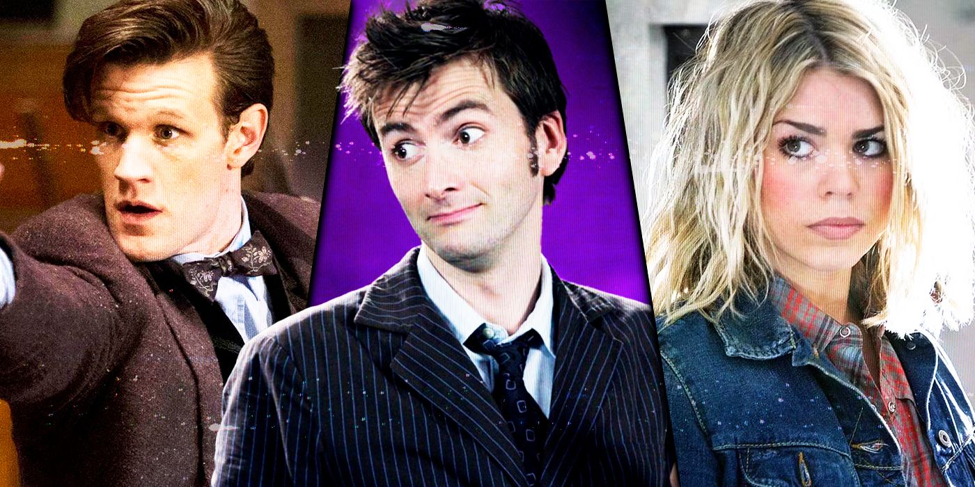 Doctor Who Tenth Doctor, Rose, and the Eleventh Doctor