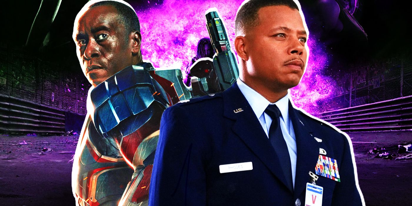 Don Cheadle and Terrence Howard Iron Man