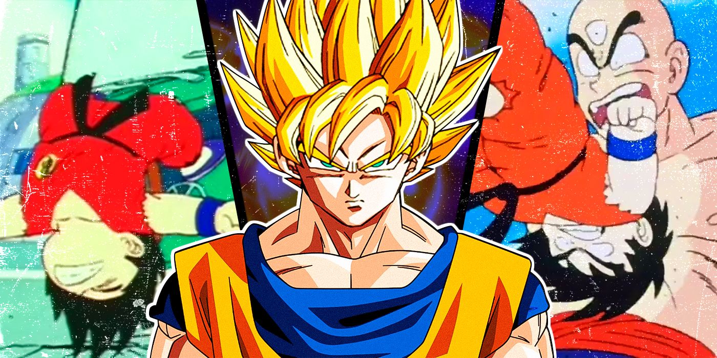 Custom Image of Goku as a Super Saiyan and other Dragon Ball characters