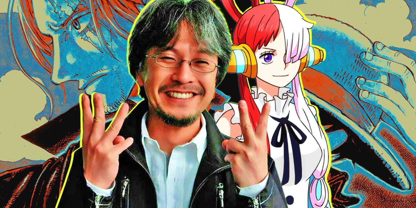 Eiichiro Oda and Uta One Piece Red