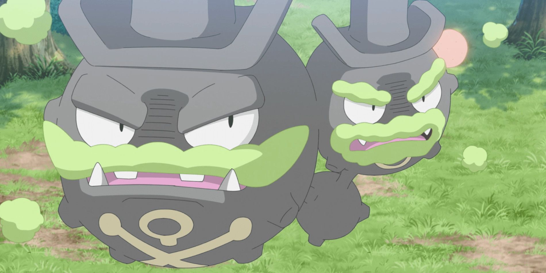 Galariano Weezing do anime Pokemon