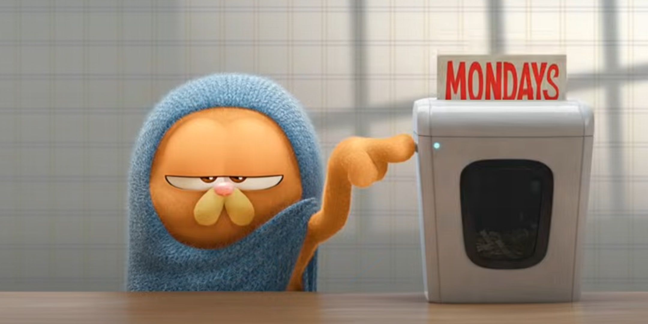 Garfield shredding Mondays
