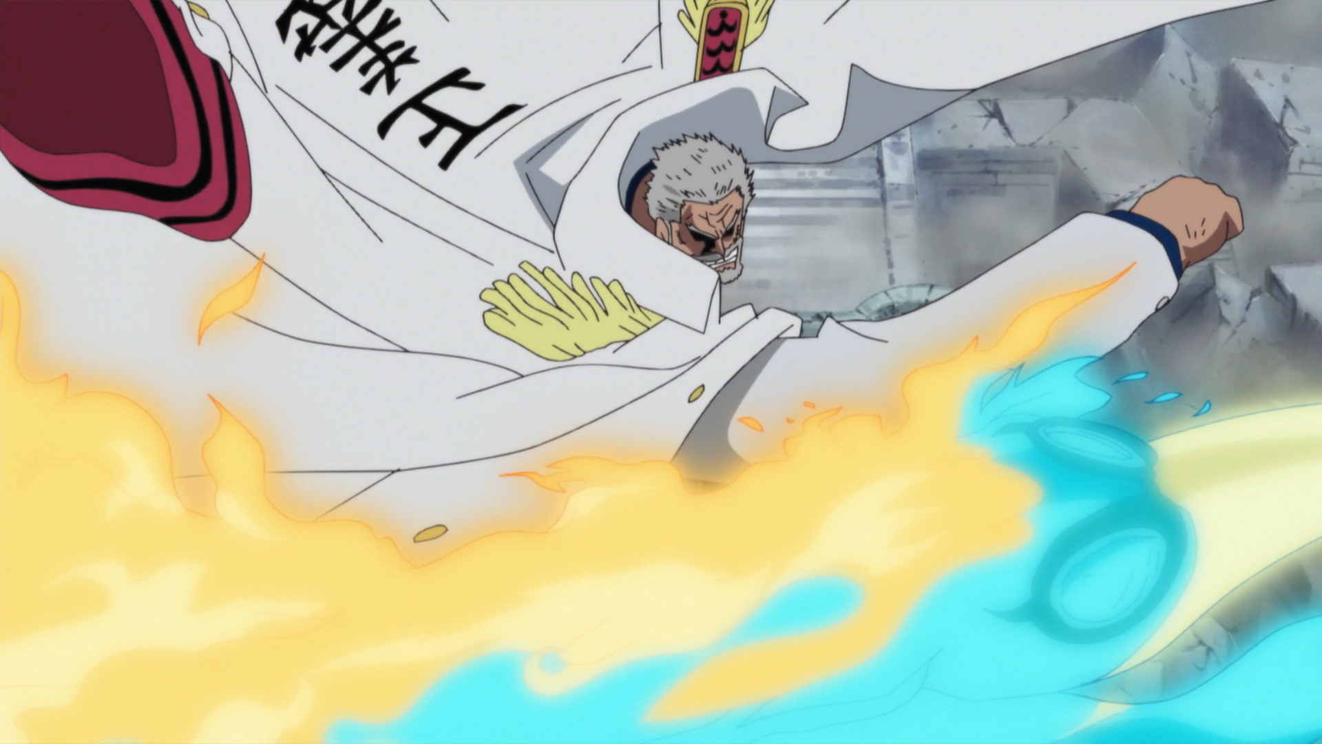 Официальный аниматор One Piece выпускает эпические иллюстрации Гарпа и Коби — за несколько месяцев до выхода эпизода в эфир