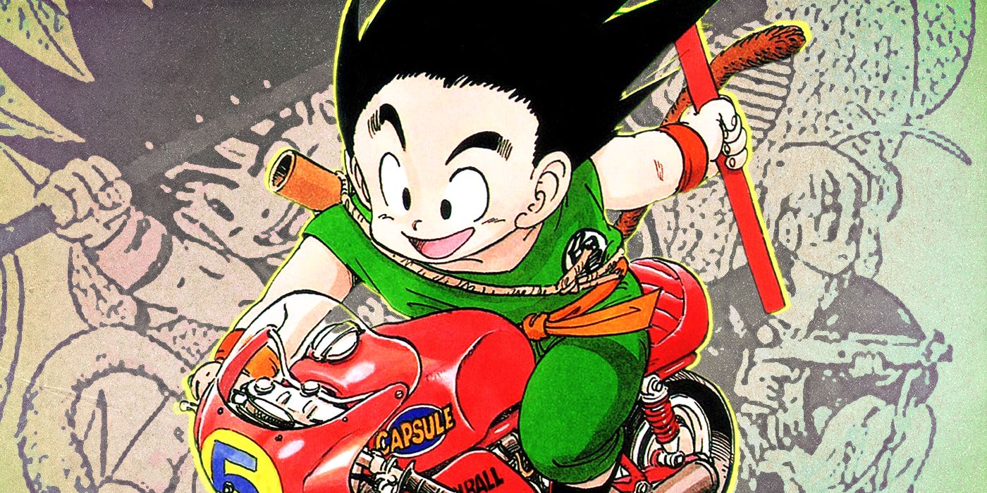 An image of Kid Goku from the original Dragon Ball manga by Akira Toriyama