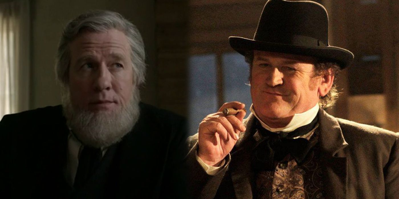 Hell on Wheels Doc played by Colm Meaney and Mormon Leader