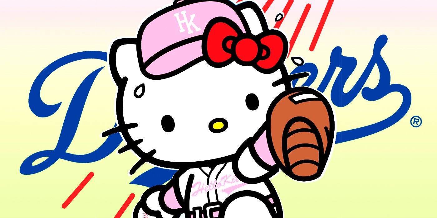 Sanrio's Hello Kitty and Los Angeles Dodgers