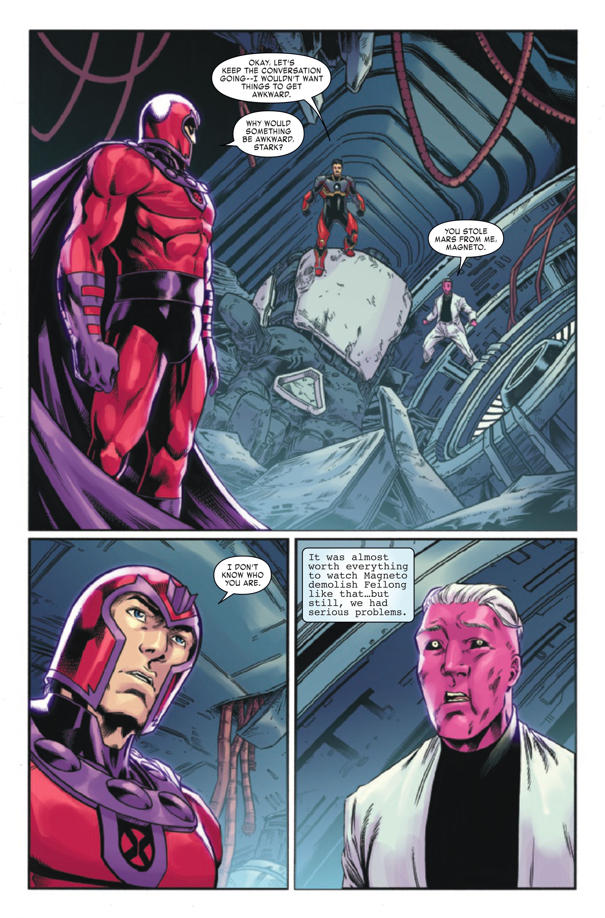 ЭКСКЛЮЗИВ: Железный Человек и команда Магнето со злодеем, который сразится с падением X