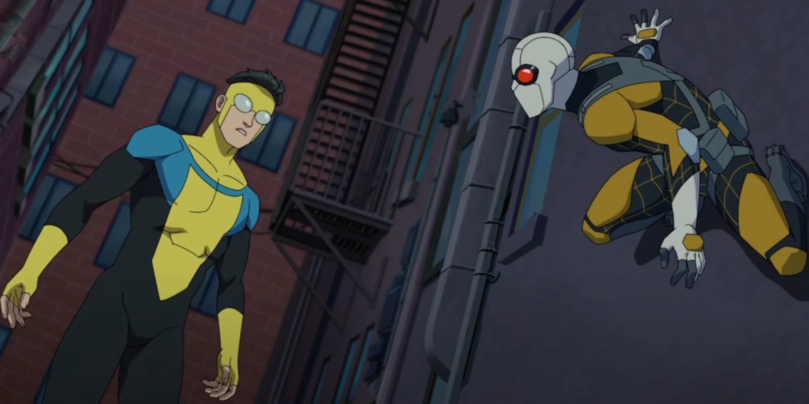 Вирусный фанатский монтаж Invincible воссоздает сцену с агентом Пауком и Человеком-пауком