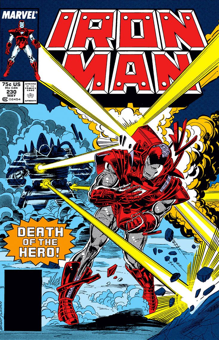 The cover of Iron Man #230