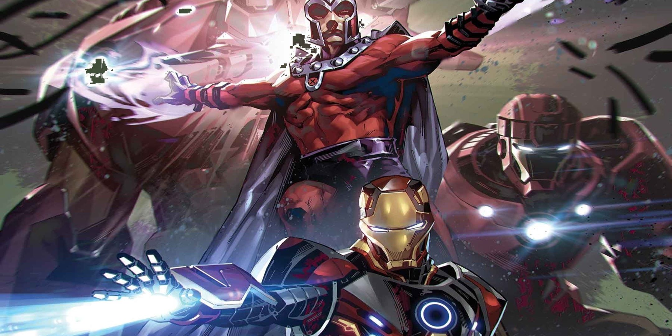 Iron Man and Magneto team-up