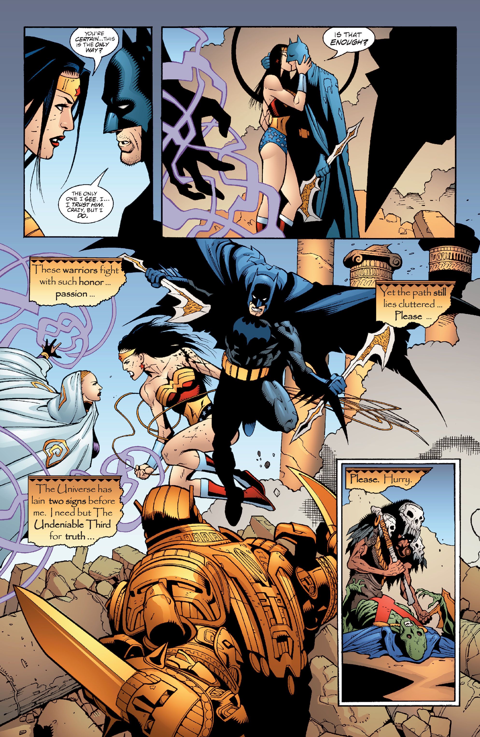 Когда Бэтмен и Чудо-женщина почти встречались на страницах JLA