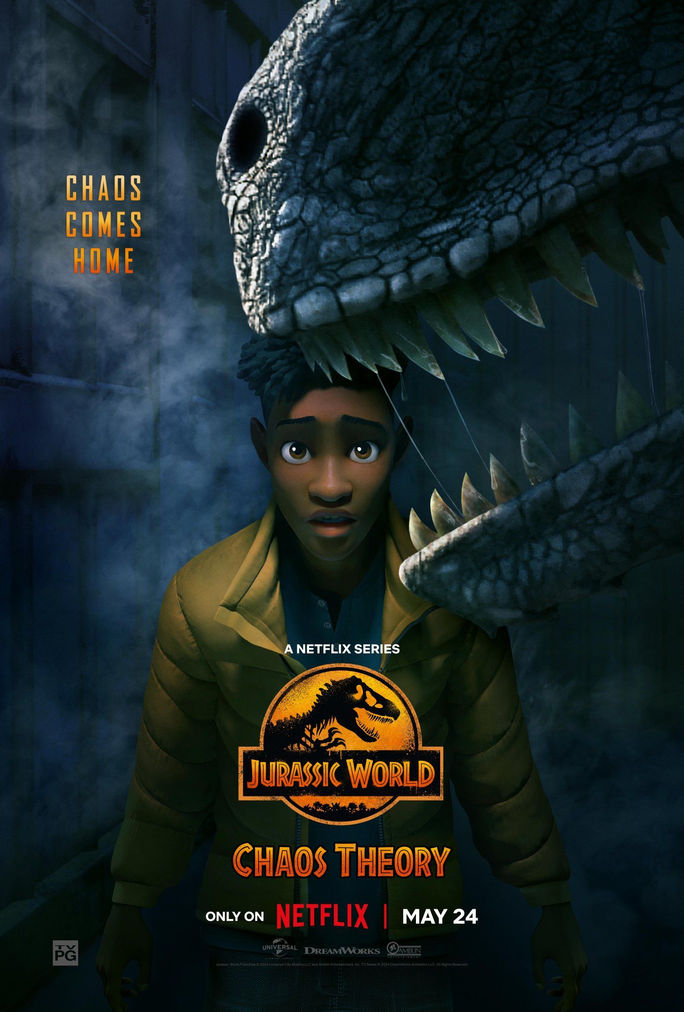Jurassic World Chaos Theory Tv Show Poster 