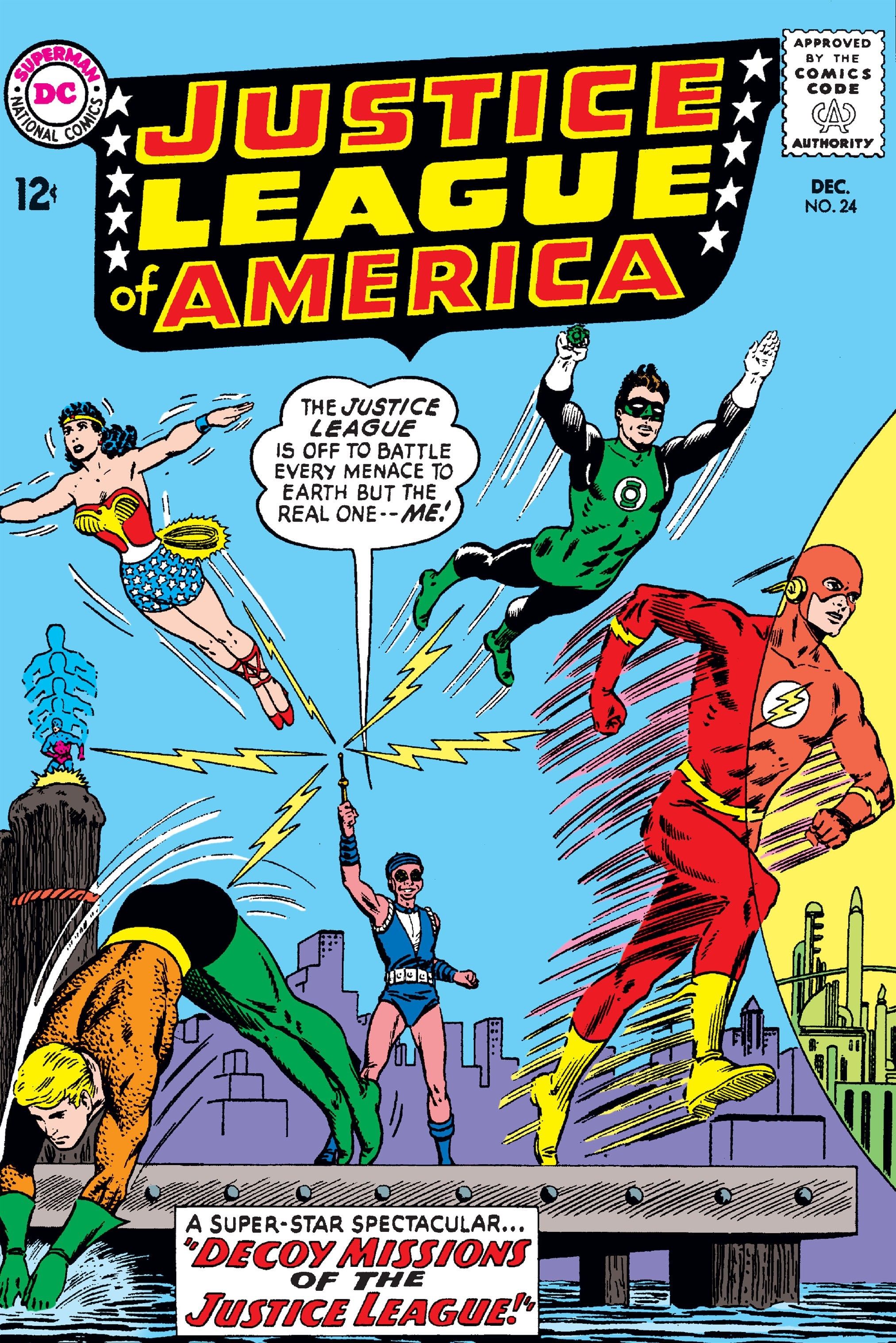 The cover of Justice League of America #24