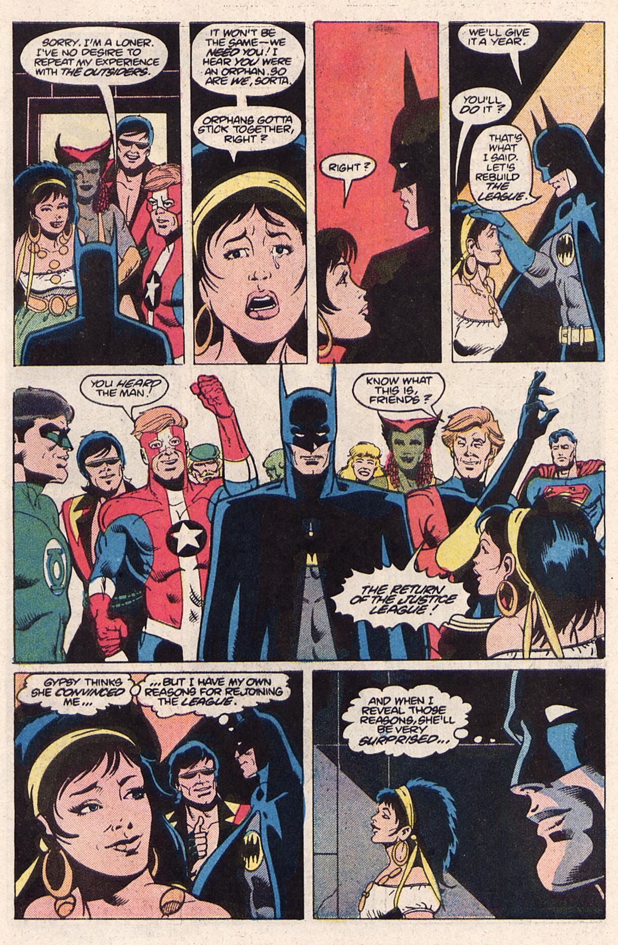 What Was the Secret Reason Batman Rejoined the Justice League After Crisis?