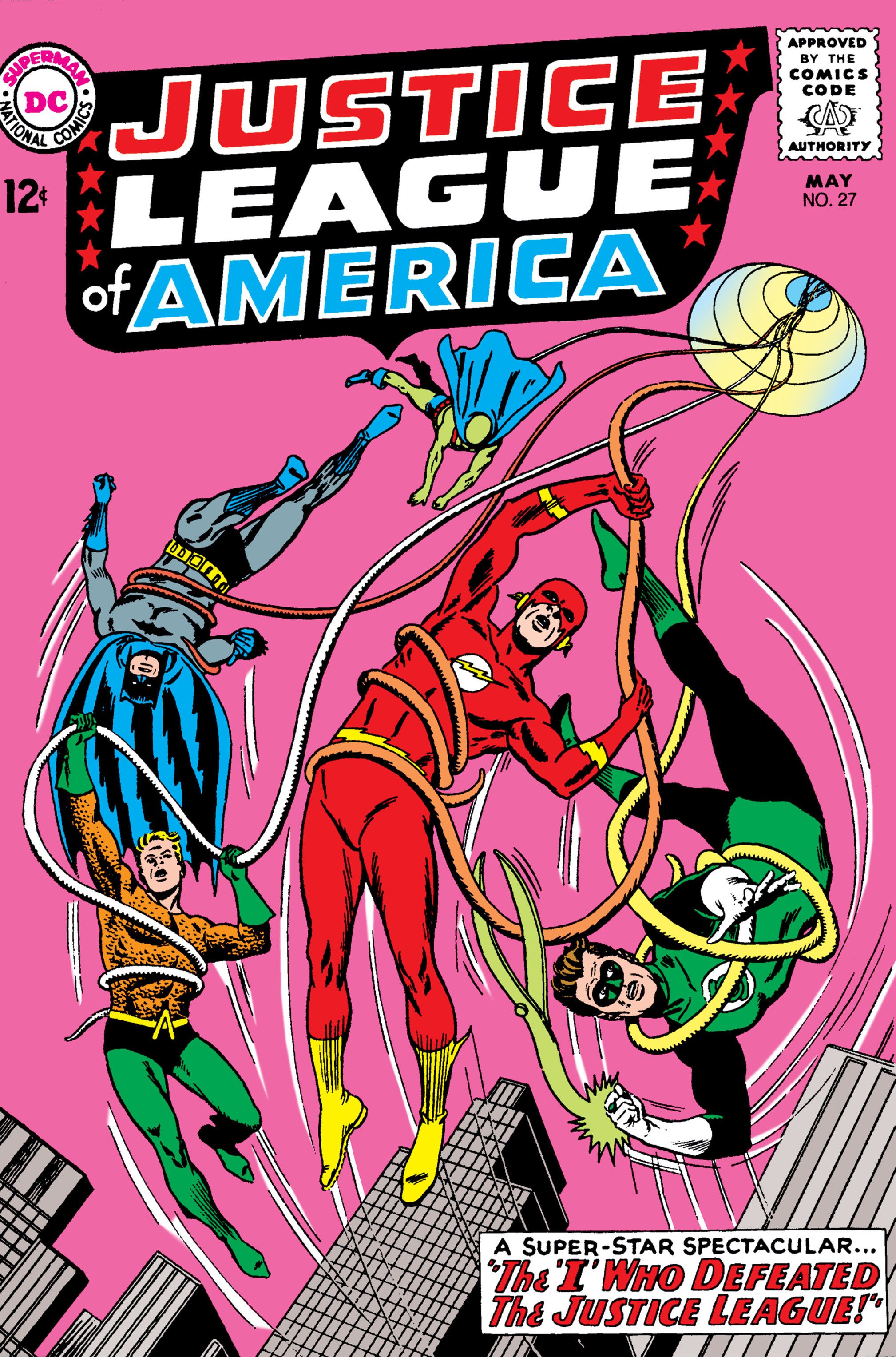The cover of Justice League of America #27