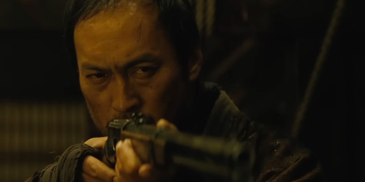 Ken watanabe in unforgiven with rifle