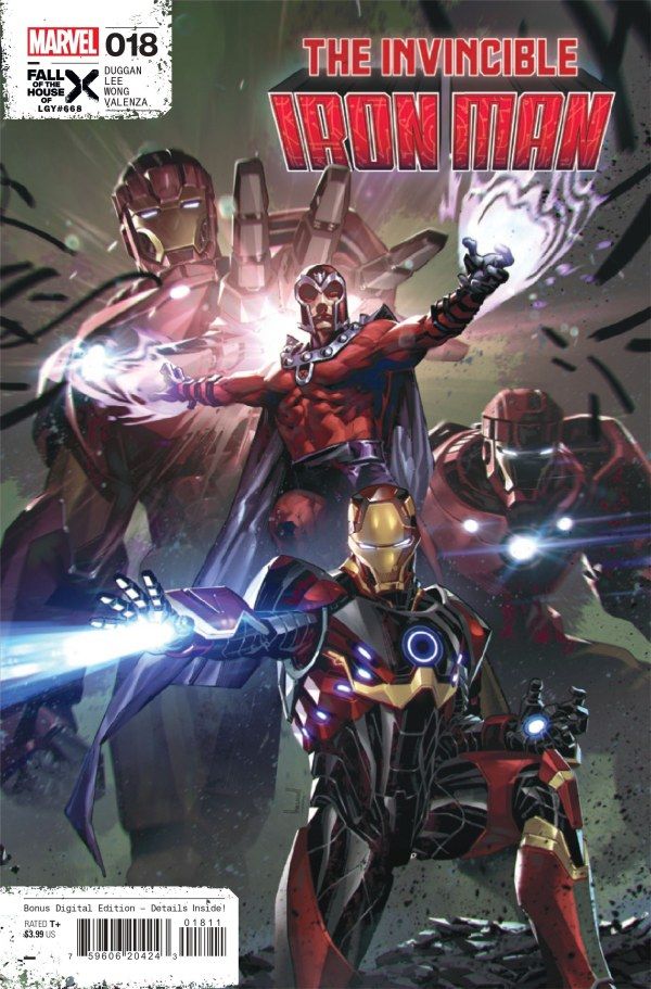 Invincible Iron Man #18 cover.