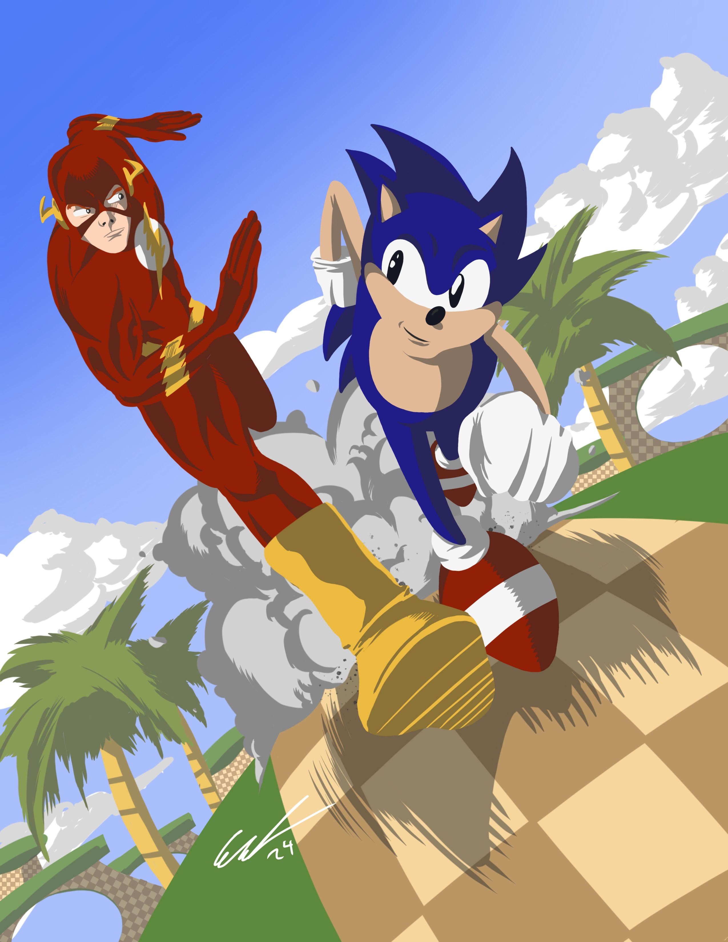 Sonic and Flash
