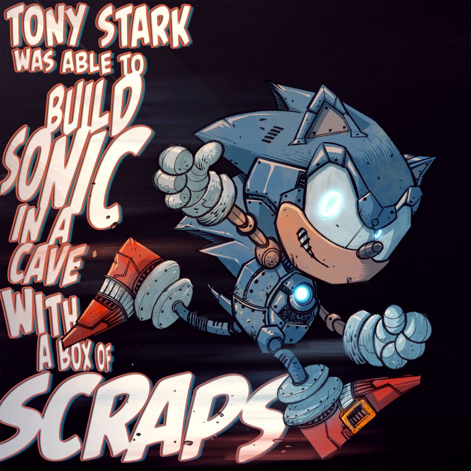 Sonic as Iron man