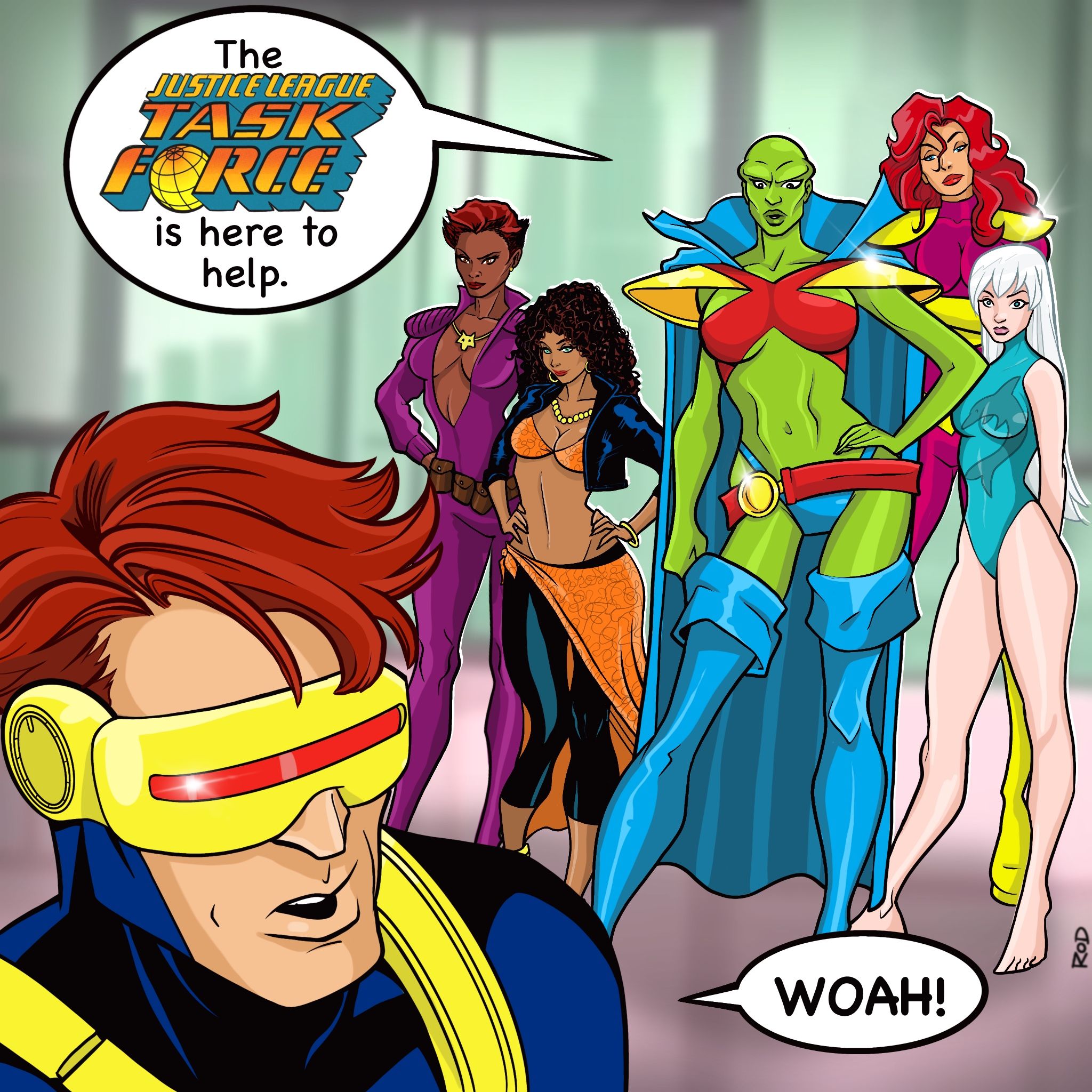 Линия прочерчена: Команды супергероев Людей Икс '97