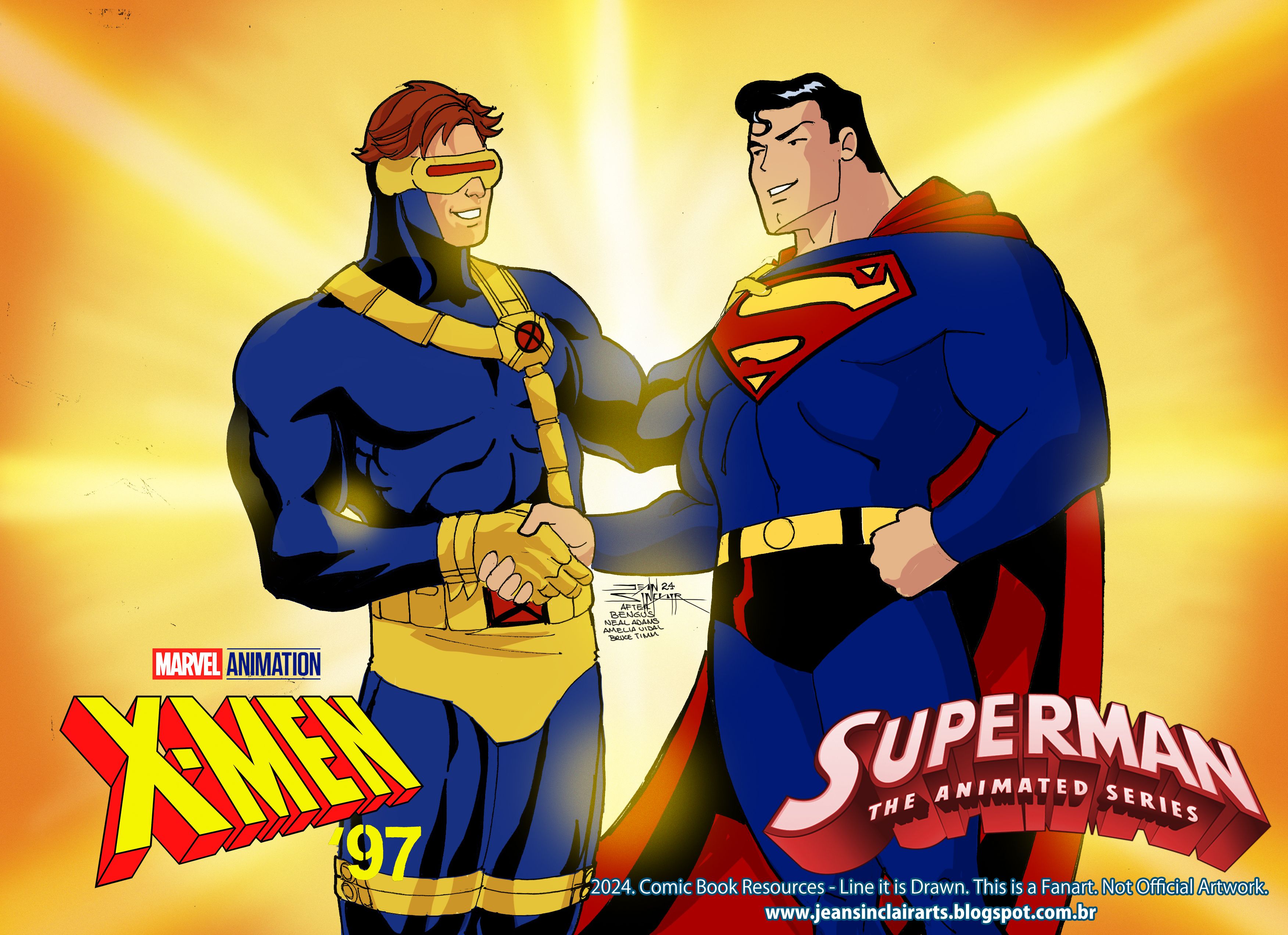 Линия прочерчена: Команды супергероев Людей Икс '97