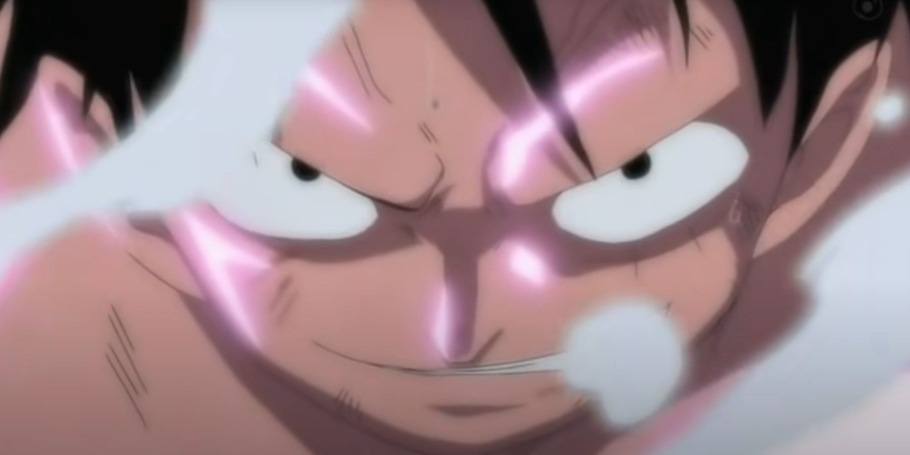 luffy looks up while using his gears