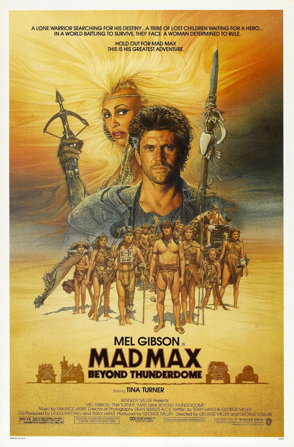 Movie poster for “Mad Max Beyond Thunderdome”